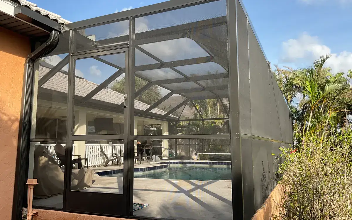 Cerramiento de piscina de aluminio en el sur de Florida